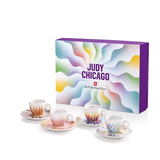 illy Art Collection 2023 Judy Chicago エスプレッソカップ＆ソーサー4客セット
