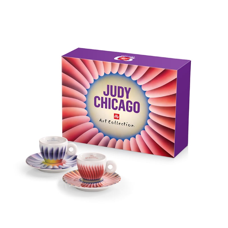 illy Art Collection 2023 Judy Chicago エスプレッソカップ＆ソーサー2客セット