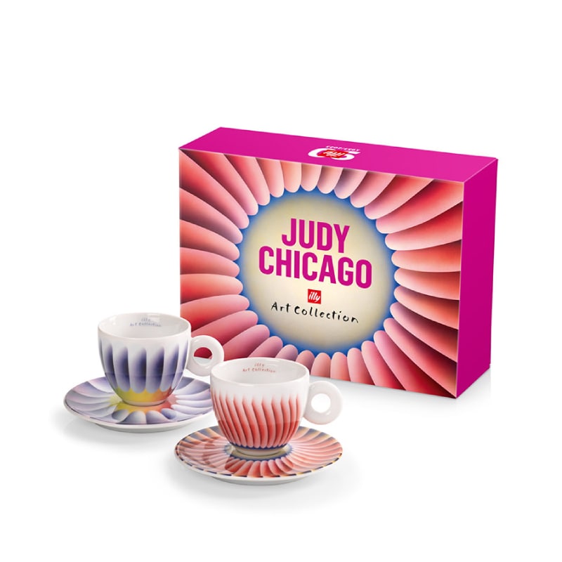 コーヒーの総合専門店】illy Art Collection 2023 Judy Chicago カプチーノカップ＆ソーサー2客セット:  器具・雑貨を探す